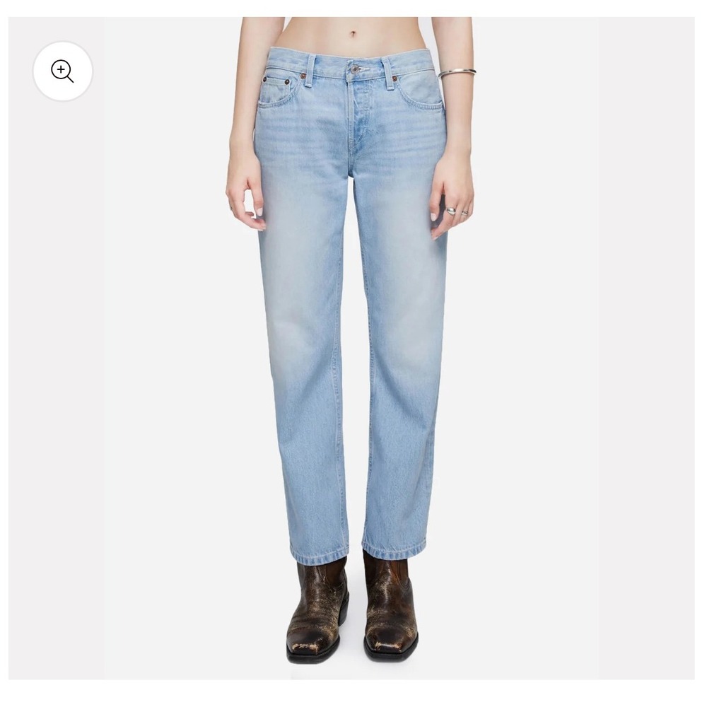 RE/DONE Easy Straight Crop Jeans NWT